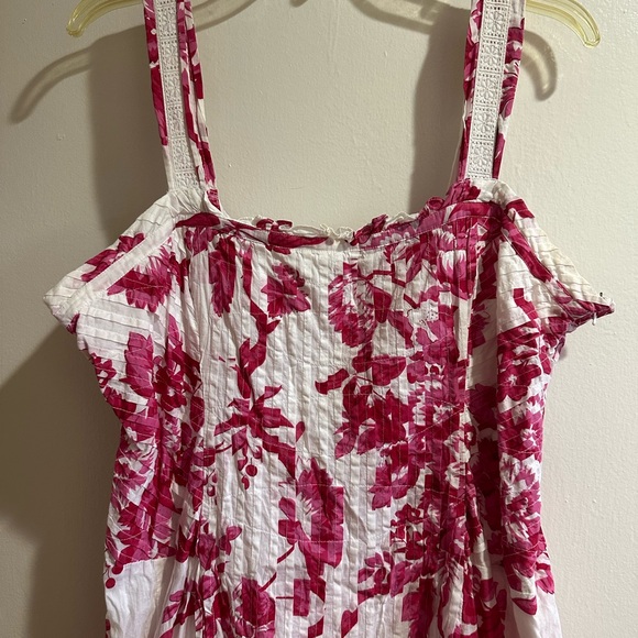 Per Una Marks & Spencer Pink Floral Sundress – Size 18 Regular - Picture 8 of 13